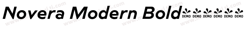 Novera Modern Bold字体转换